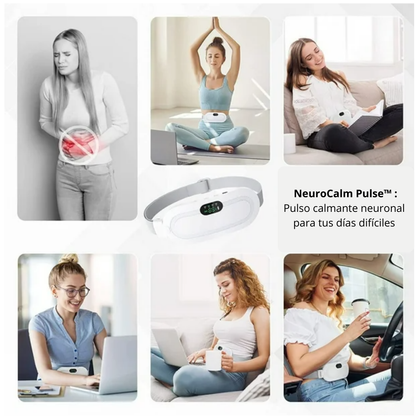 NeuroCalm Pulse™:  Cinturón para la Menstruación